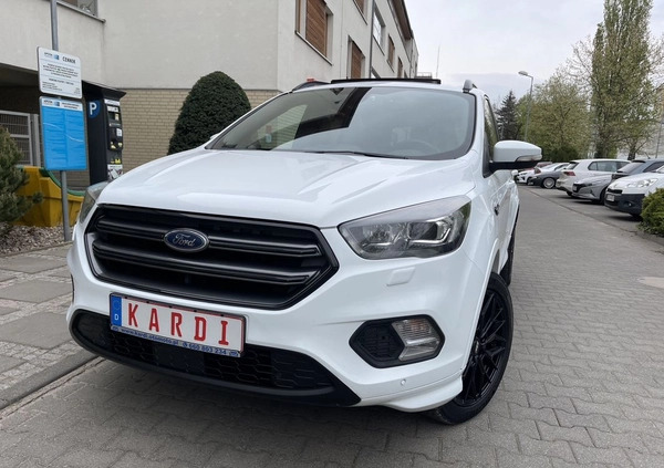 Ford Kuga cena 65900 przebieg: 187000, rok produkcji 2018 z Szczecin małe 781